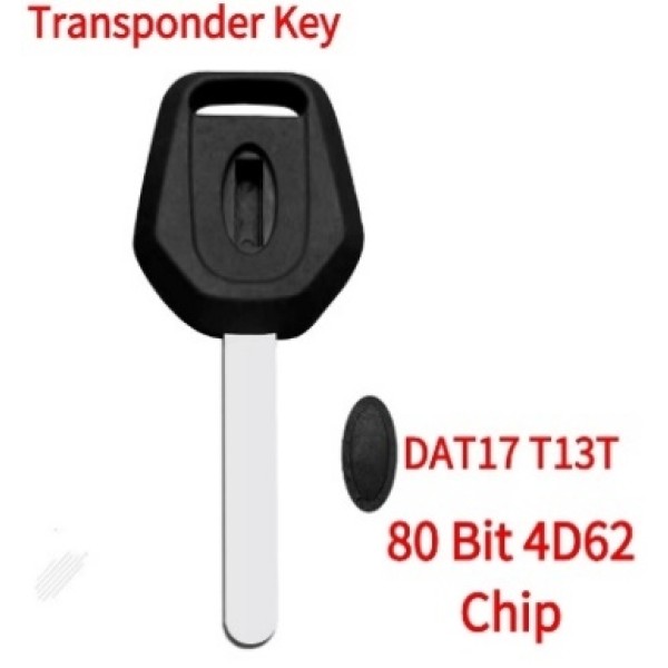 2008-2011 Subaru-DAT17 T13Transponder Key 80 Bit 4D62 Chip(Aftermarket chip/OEM chip )(No logo)